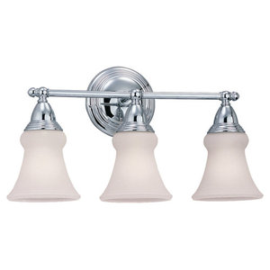 GL4012505 Sagemore 3 Bulb Bathroom Lighting - Chrome GL4012505 Sagemore 3 Bulb Bathroom Lighting - Chrome