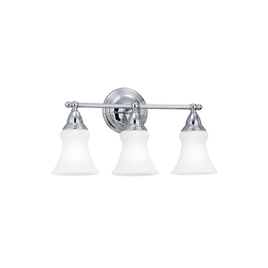 GL40125EN305 Sagemore 3 Bulb Bathroom Lighting - Chrome GL40125EN305 Sagemore 3 Bulb Bathroom Lighting - Chrome