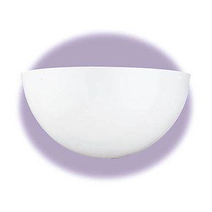 GL414815 1 Bulb Wall Sconce - White GL414815 1 Bulb Wall Sconce - White