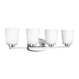 GL4423004EN305 Waseca 4 or More Bulb Bathroom Lighting - Chrome GL4423004EN305 Waseca 4 or More Bulb Bathroom Lighting - Chrome