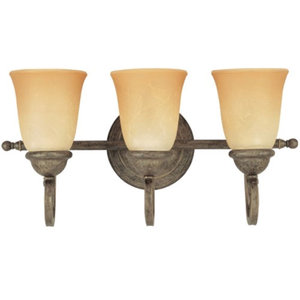 S4443171 Brandywine 3 Bulb Bathroom Lighting - Antique Bronze S4443171 Brandywine 3 Bulb Bathroom Lighting - Antique Bronze