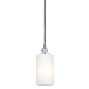 GL611340105 Englehorn Mini-Pendant Pendant Light - Chrome / Optic Crystal GL611340105 Englehorn Mini-Pendant Pendant Light - Chrome / Optic Crystal