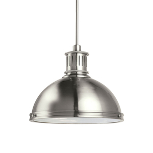 GL65087EN3962 Pratt Street Down Light Pendant Light - Brushed Nickel GL65087EN3962 Pratt Street Down Light Pendant Light - Brushed Nickel