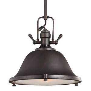 GL6514401710 Stone Street Down Light Pendant Light - Burnt Sienna GL6514401710 Stone Street Down Light Pendant Light - Burnt Sienna