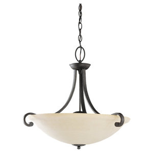 S6519107 Serenity Up Light Pendant Light - Weathered Iron S6519107 Serenity Up Light Pendant Light - Weathered Iron