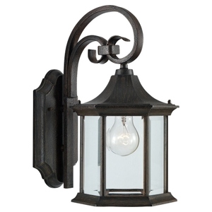 S8813708 Ardsley Court Entrance Outdoor Wall Light - Textured Rust Patina S8813708 Ardsley Court Entrance Outdoor Wall Light - Textured Rust Patina