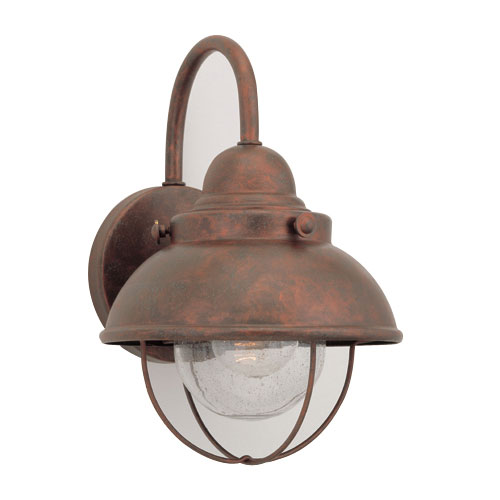 S887044 Sebring Entrance Outdoor Wall Light - Weathered Copper S887044 Sebring Entrance Outdoor Wall Light - Weathered Copper