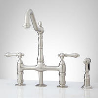 Two Handle Kitchen Faucet Bridge Faucet Two Handle Kitchen Faucet Bridge Faucet