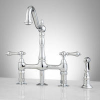Two Handle Kitchen Faucet Bridge Faucet Two Handle Kitchen Faucet Bridge Faucet