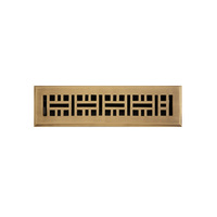 Registers To determine the size of your register, measure the actual opening in the wall. Do not measure the overall size of the existing register. Registers To determine the size of your register, measure the actual opening in the wall. Do not measure the overall size of the existing register.