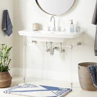 Console/Lavatory Bath Sink 39-1/4 x 19-5/8 x 34 Console/Lavatory Bath Sink 39-1/4 x 19-5/8 x 34