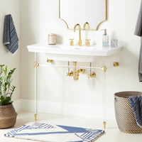 Console/Lavatory Bath Sink 39-1/4 x 19-5/8 x 34 Console/Lavatory Bath Sink 39-1/4 x 19-5/8 x 34