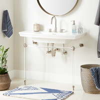 Console/Lavatory Bath Sink 39-1/4 x 19-5/8 x 34 Console/Lavatory Bath Sink 39-1/4 x 19-5/8 x 34