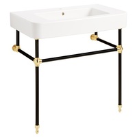 Console/Lavatory Bath Sink 33-1/4 x 19-7/8 x 34 Console/Lavatory Bath Sink 33-1/4 x 19-7/8 x 34