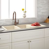 Double Bowl Kitchen Sink 45-1/2 x 19-5/8 x 9-1/8 Double Bowl Kitchen Sink 45-1/2 x 19-5/8 x 9-1/8