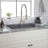 Double Bowl Kitchen Sink 33 x 22 x 9-3/4 Double Bowl Kitchen Sink 33 x 22 x 9-3/4