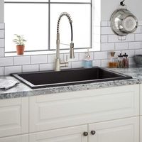 Single Bowl Sinks 33 x 22 x 9-3/4 Single Bowl Sinks 33 x 22 x 9-3/4