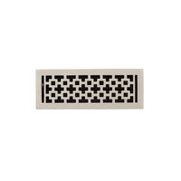 Registers To determine the size of your register, measure the actual opening in the floor. Do not measure the overall size of the existing register. Registers To determine the size of your register, measure the actual opening in the floor. Do not measure the overall size of the existing register.