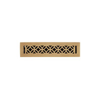 Registers To determine the size of your register, measure the actual opening in the floor. Do not measure the overall size of the existing register. Registers To determine the size of your register, measure the actual opening in the floor. Do not measure the overall size of the existing register.