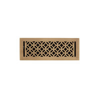 Registers To determine the size of your register, measure the actual opening in the floor. Do not measure the overall size of the existing register. Registers To determine the size of your register, measure the actual opening in the floor. Do not measure the overall size of the existing register.