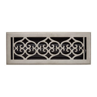 Registers To determine size needed, measure air duct opening rather than old register or grille. Registers To determine size needed, measure air duct opening rather than old register or grille.