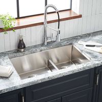 Double Bowl Kitchen Sink 32 x 18-1/2 x 9-1/4 Double Bowl Kitchen Sink 32 x 18-1/2 x 9-1/4