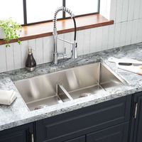 Double Bowl Kitchen Sink 32 x 18-1/2 x 9-1/4 Double Bowl Kitchen Sink 32 x 18-1/2 x 9-1/4