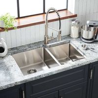 Double Bowl Kitchen Sink 31-1/2 x 20 x 9 Double Bowl Kitchen Sink 31-1/2 x 20 x 9