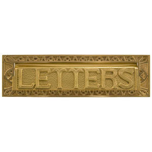 SH259091 Heavy Residential Mailbox Mailbox - Polished Brass SH259091 Heavy Residential Mailbox Mailbox - Polished Brass