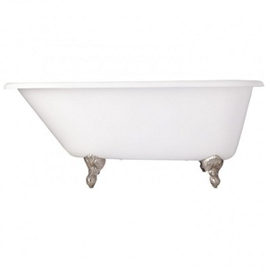 SH123666 Celine Unique Size Soaking Tub - White / Chrome SH123666 Celine Unique Size Soaking Tub - White / Chrome