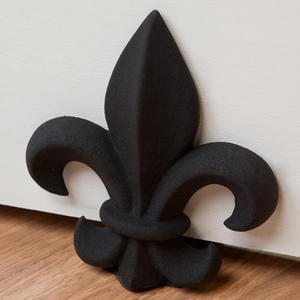 SH297113 Door Stop Interior Door Hardware - Black Powder Coat SH297113 Door Stop Interior Door Hardware - Black Powder Coat