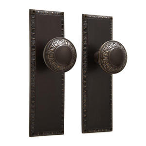 SH394601 Egg Dummy Knob Interior Door Hardware - Antique Brass SH394601 Egg Dummy Knob Interior Door Hardware - Antique Brass
