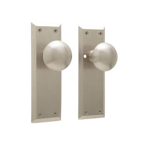 SH394643 New York Privacy Knob Interior Door Hardware - Brushed Nickel SH394643 New York Privacy Knob Interior Door Hardware - Brushed Nickel