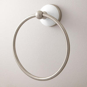 SH353587 Seattle Towel Ring Bathroom Accessory - Brushed Nickel SH353587 Seattle Towel Ring Bathroom Accessory - Brushed Nickel