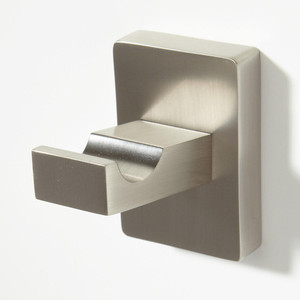 353682 Helsinki Robe Hook Bathroom Accessory - Brushed Nickel 353682 Helsinki Robe Hook Bathroom Accessory - Brushed Nickel