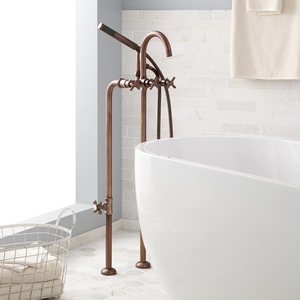 Sh250060 Sebastian Freestanding Tub Faucet Oil Rubbed Bronze At