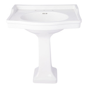 271356 Cierra Pedestal Bathroom Sink - White 271356 Cierra Pedestal Bathroom Sink - White