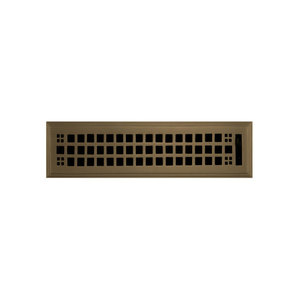 SH282212 Mission Register Grille, Register or Diffuser - Antique Brass SH282212 Mission Register Grille, Register or Diffuser - Antique Brass