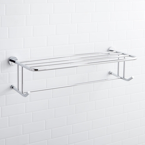 SH296446 Ceeley Towel Rack Bathroom Accessory - Chrome SH296446 Ceeley Towel Rack Bathroom Accessory - Chrome