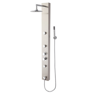 SH300280 Caeli Shower Tower Custom Shower System - Stainless Steel SH300280 Caeli Shower Tower Custom Shower System - Stainless Steel