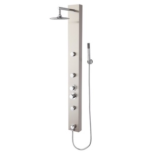 SH300280 Caeli Shower Tower Custom Shower System - Stainless Steel SH300280 Caeli Shower Tower Custom Shower System - Stainless Steel