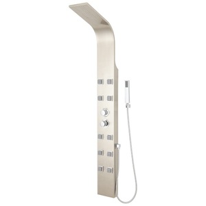 SH306666 Natalina Shower Tower Custom Shower System - Stainless Steel SH306666 Natalina Shower Tower Custom Shower System - Stainless Steel