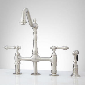 SH329238 Bellevue Two-Handle Kitchen Faucet - Brushed Nickel SH329238 Bellevue Two-Handle Kitchen Faucet - Brushed Nickel