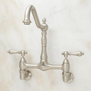 329289 Felicity Wall Mount Kitchen Faucet - Brushed Nickel 329289 Felicity Wall Mount Kitchen Faucet - Brushed Nickel
