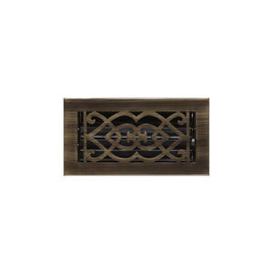 SH394831 Victorian Brass Register Grille, Register or Diffuser - Antique Brass SH394831 Victorian Brass Register Grille, Register or Diffuser - Antique Brass