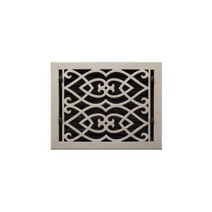 SH345408 Victorian Brass Register Grille, Register or Diffuser - Brushed Nickel SH345408 Victorian Brass Register Grille, Register or Diffuser - Brushed Nickel