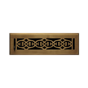 SH310542 Old Victorian Register Grille, Register or Diffuser - Antique Brass SH310542 Old Victorian Register Grille, Register or Diffuser - Antique Brass