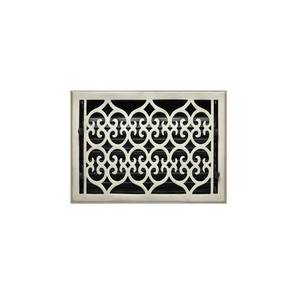 SH345989 Old Victorian Register Grille, Register or Diffuser - Brushed Nickel SH345989 Old Victorian Register Grille, Register or Diffuser - Brushed Nickel