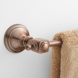 368282 Vintage Towel Bar Bathroom Accessory - Antique Copper 368282 Vintage Towel Bar Bathroom Accessory - Antique Copper