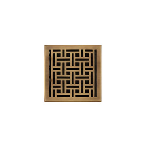 SH398265 Wicker Register Grille, Register or Diffuser - Antique Brass SH398265 Wicker Register Grille, Register or Diffuser - Antique Brass